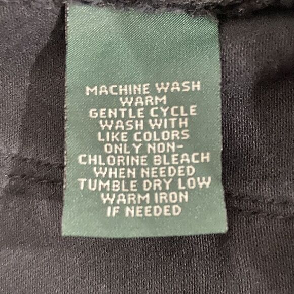 LRL Lauren Jeans Co Ralph Lauren Classic Straight Black Jeans Women’s Size 6 - Picture 9 of 10